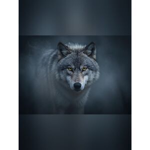 Large Custom Fridge Magnet Wolf Home Kitchen Decor